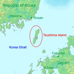 Tsushima island en