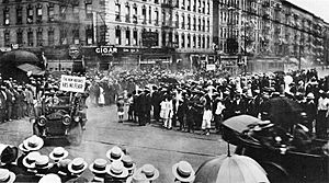 UNIA parade in Harlem, 1920