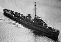 USS Cannon (DE-99) underway in Delaware Bay on 5 September 1943 (NH 83390)