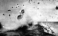 US ships under attack in Lingayen Gulf January 1945