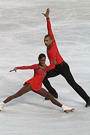 Vanessa James and Yannick Bonheur at 2010 European Championships