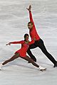 Vanessa James and Yannick Bonheur at 2010 European Championships