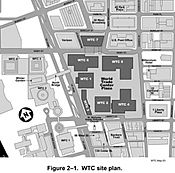 WTC Building Arrangement and Site Plan