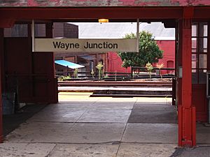 The Wayne Junction train station is located in Germantown, Pa 19144.
