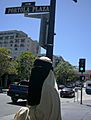 Woman wearing Niqab