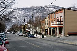 Main Street, Cold Spring, part of the federally recognized historic district.