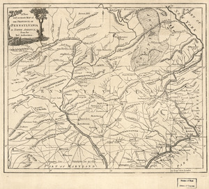 A new and accurate map of the Province of Pennsylvania, in North America - from the best authorities. LOC 2010587014