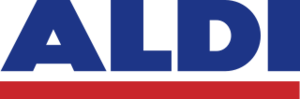 Aldi Logo on the outside of shops