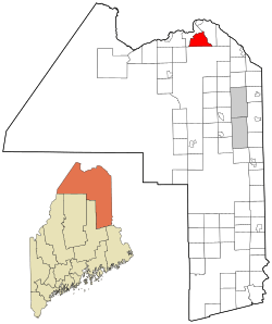 Location of St. Agatha, Maine