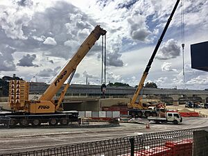 Bayswater Station, Western Australia, construction in April 2022 24