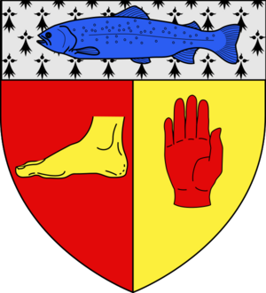 Blason ville fr Locmélar (29)