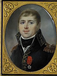 Carel Hendrik Ver Huell (1764-1845), Vice-admiraal van de Bataafse vloot en Minister van Marine van de Bataafse Republiek, getooid met het officierskruis van het Legioen van Eer, hem verleend in 1804, SK-A-4858