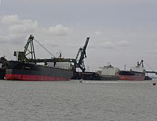 Cargo Ships in Gladstone Harbour 2010