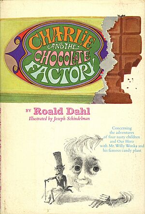 Charlie and the Chocolate Factory (1964) front cover, first US edition.jpg
