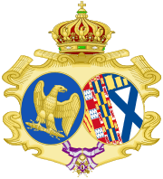 Coat of Arms of Empress Eugenie of the French (Order of Queen Maria Luisa)