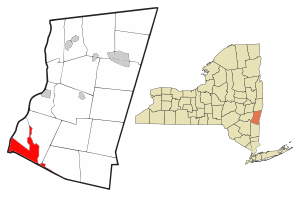 Location of Clermont, New York