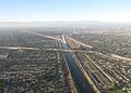 Confluence of Coyote Creek and San Gabriel River, Long Beach, California, on Approach to Long Beach Airport (6013277245) crop