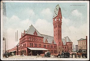 Dearborn Station postcard ca. 1907
