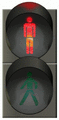 Euro-pedestrian traffic light