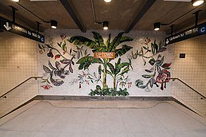 Firelei Báez, MTA Mural, New York