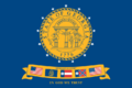 Flag of the State of Georgia (2001–2003)