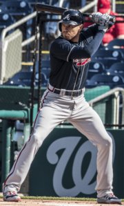 Freddie Freeman HR from Nationals vs. Braves at Nationals Park, April 6th, 2021 (All-Pro Reels Photography) (51102625370) (cropped)