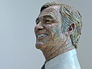 George Moscone bust