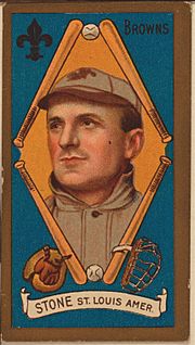 George Stone baseball card