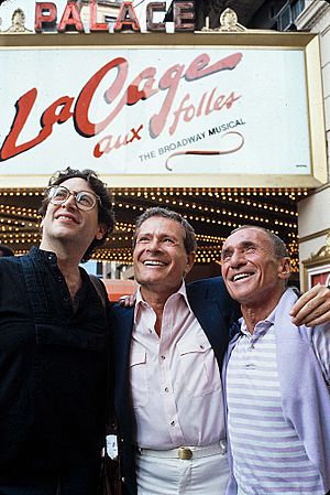 Harvey Fierstein, Jerry Herman, Arthur Laurents, La Cage aux Folles