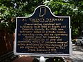 Historical Marker for St. Vincent's Infirmary in Indianapolis