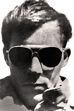 Hunter S. Thompson (self-portrait photograph - Hell's Angels author photo)