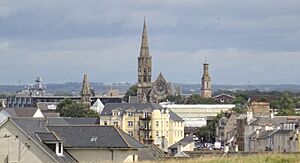 Irvine's steeples, North Ayrshire, Scotland