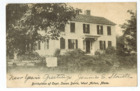 Isaac Davis' birth house in Acton , Massachusetts in 1905 (left) and 2015 (right)