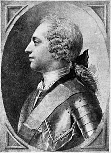 Jacobite broadside - Portrait- Prince Charles Edward Stuart (1720-1788) crop