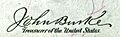 John Burke (Engraved Signature)