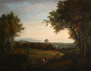 John Henry Campbell (1757-1829) - Dublin Bay from Phibsborough - 227691 - National Trust