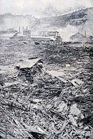 Johnstown flood debris