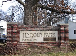 Lincoln Park sign
