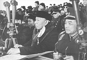 Liu Shaoqi and Peng Dehuai