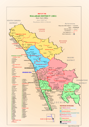 Malabar District (1951 Census)