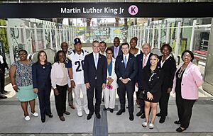 Martin Luther King Jr. station dedication 2