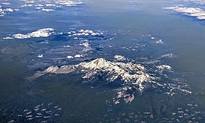 Mount Lassen aerial