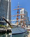 Nippon Maru docked at Yokohama Harbour