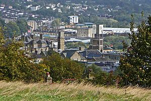Overview of Shipley, West Yorkshire