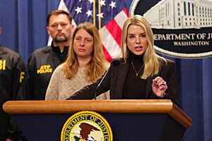 Pam Bondi in 2025