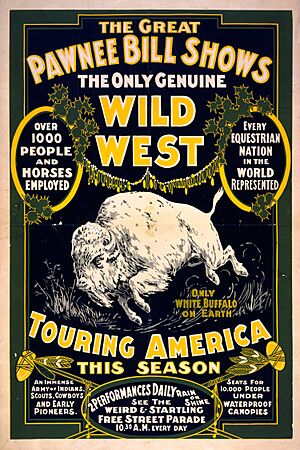 Pawnee bill shows poster c1903