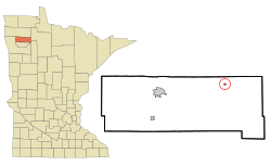 Location of Goodridge, Minnesota