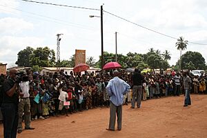 People at the Bangui Local School