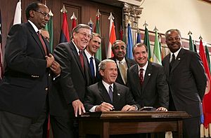 President Bush Signs African Growth and Opportunity Act