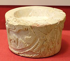 Qustul Incense Burner, Qustal, Nubia, Cemetery L, tomb 24, A-Group, 3200-3000 BC, limestone - Oriental Institute Museum, University of Chicago - DSC08007